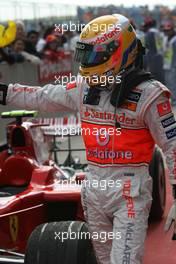 11.05.2008 Istanbul, Turkey,  2nd, Lewis Hamilton (GBR), McLaren Mercedes - Formula 1 World Championship, Rd 5, Turkish Grand Prix, Sunday Podium