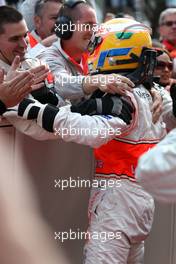 11.05.2008 Istanbul, Turkey,  2nd, Lewis Hamilton (GBR), McLaren Mercedes - Formula 1 World Championship, Rd 5, Turkish Grand Prix, Sunday Podium
