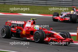 11.05.2008 Istanbul, Turkey,  Felipe Massa (BRA), Scuderia Ferrari and Lewis Hamilton (GBR), McLaren Mercedes  - Formula 1 World Championship, Rd 5, Turkish Grand Prix, Sunday Race