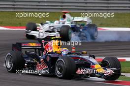 11.05.2008 Istanbul, Turkey,  Mark Webber (AUS), Red Bull Racing, Jenson Button (GBR), Honda Racing F1 Team  - Formula 1 World Championship, Rd 5, Turkish Grand Prix, Sunday Race