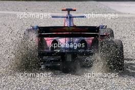 11.05.2008 Istanbul, Turkey,  Sebastien Bourdais (FRA), Scuderia Toro Rosso spins out of the track  - Formula 1 World Championship, Rd 5, Turkish Grand Prix, Sunday Race