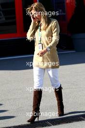 10.05.2008 Istanbul, Turkey,  Rafaela Bassi (BRA), Girl Friend, Wife of Felipe Massa - Formula 1 World Championship, Rd 5, Turkish Grand Prix, Saturday