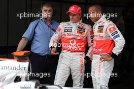10.05.2008 Istanbul, Turkey,  Heikki Kovalainen (FIN), McLaren Mercedes and Lewis Hamilton (GBR), McLaren Mercedes - Formula 1 World Championship, Rd 5, Turkish Grand Prix, Saturday Qualifying