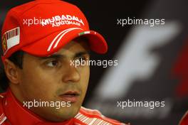 10.05.2008 Istanbul, Turkey,  Felipe Massa (BRA), Scuderia Ferrari - Formula 1 World Championship, Rd 5, Turkish Grand Prix, Saturday Press Conference
