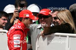 10.05.2008 Istanbul, Turkey,  Felipe Massa (BRA), Scuderia Ferrari with his father and his wife Rafaela - Formula 1 World Championship, Rd 5, Turkish Grand Prix, Saturday Qualifying