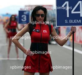 10.05.2008 Istanbul, Turkey,  Grid Girls - Formula 1 World Championship, Rd 5, Turkish Grand Prix, Saturday