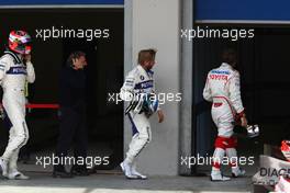 10.05.2008 Istanbul, Turkey,  Robert Kubica (POL),  BMW Sauber F1 Team with Nick Heidfeld (GER), BMW Sauber F1 Team and Jarno Trulli (ITA), Toyota Racing - Formula 1 World Championship, Rd 5, Turkish Grand Prix, Saturday Qualifying