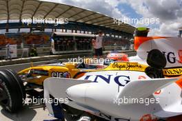 10.05.2008 Istanbul, Turkey,  Nelson Piquet Jr (BRA), Renault F1 Team - Formula 1 World Championship, Rd 5, Turkish Grand Prix, Saturday Practice