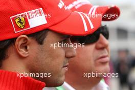 11.05.2008 Istanbul, Turkey,  Felipe Massa (BRA), Scuderia Ferrari and his father - Formula 1 World Championship, Rd 5, Turkish Grand Prix, Sunday