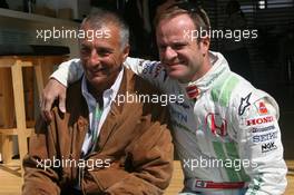 11.05.2008 Istanbul, Turkey,  Ricardo Patrese (ITA) and Rubens Barrichello (BRA), Honda Racing F1 Team - Formula 1 World Championship, Rd 5, Turkish Grand Prix, Sunday