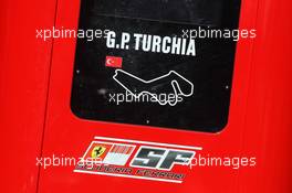 08.05.2008 Istanbul, Turkey,  Scuderia Ferrari pitwall gantry - Formula 1 World Championship, Rd 5, Turkish Grand Prix, Thursday