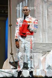 08.05.2008 Istanbul, Turkey,  Lewis Hamilton (GBR), McLaren Mercedes, Lewis takes part in a special performance of Troy - Formula 1 World Championship, Rd 5, Turkish Grand Prix, Thursday