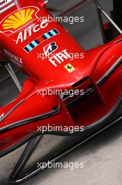 08.05.2008 Istanbul, Turkey,  Ferrari F2008 front wing - Formula 1 World Championship, Rd 5, Turkish Grand Prix, Thursday