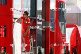 08.05.2008 Istanbul, Turkey,  Scuderia Ferrari atmosphere - Formula 1 World Championship, Rd 5, Turkish Grand Prix, Thursday