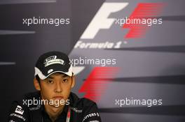 08.05.2008 Istanbul, Turkey,  Kazuki Nakajima (JPN), Williams F1 Team - Formula 1 World Championship, Rd 5, Turkish Grand Prix, Thursday Press Conference
