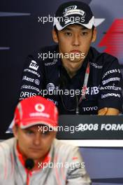 08.05.2008 Istanbul, Turkey,  Kazuki Nakajima (JPN), Williams F1 Team - Formula 1 World Championship, Rd 5, Turkish Grand Prix, Thursday Press Conference