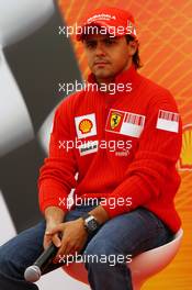 08.05.2008 Istanbul, Turkey,  Felipe Massa (BRA), Scuderia Ferrari, Shell Press Conference - Formula 1 World Championship, Rd 5, Turkish Grand Prix, Thursday
