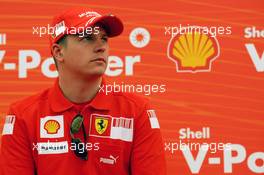 08.05.2008 Istanbul, Turkey,  Kimi Raikkonen (FIN), Räikkönen, Scuderia Ferrari, Shell Press Conference - Formula 1 World Championship, Rd 5, Turkish Grand Prix, Thursday