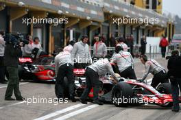 24.01.2008 Valencia, Spain,  Lewis Hamilton (GBR), McLaren Mercedes, MP4-23 - Formula 1 Testing, Valencia