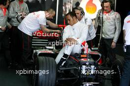 24.01.2008 Valencia, Spain,  Lewis Hamilton (GBR), McLaren Mercedes - Formula 1 Testing, Valencia