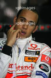 24.01.2008 Valencia, Spain,  Lewis Hamilton (GBR), McLaren Mercedes - Formula 1 Testing, Valencia