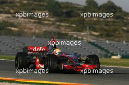 23.01.2008 Valencia, Spain,  Lewis Hamilton (GBR), McLaren Mercedes, MP4-23 - Formula 1 Testing, Valencia