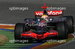 23.01.2008 Valencia, Spain,  Lewis Hamilton (GBR), McLaren Mercedes, MP4-23 - Formula 1 Testing, Valencia