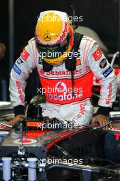 23.01.2008 Valencia, Spain,  Lewis Hamilton (GBR), McLaren Mercedes, MP4-23 - Formula 1 Testing, Valencia