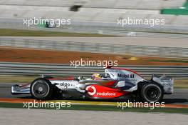 23.01.2008 Valencia, Spain,  Lewis Hamilton (GBR), McLaren Mercedes, MP4-23 - Formula 1 Testing, Valencia