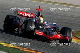 23.01.2008 Valencia, Spain,  Lewis Hamilton (GBR), McLaren Mercedes, MP4-23 - Formula 1 Testing, Valencia