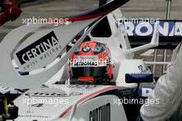 21.02.2008 Valencia, Spain,  BMW Sauber F1 Team, Pit stop training - Formula 1 Testing, Valencia