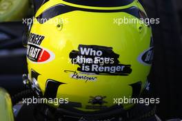 12.04.2008 Hockenheim, Germany,  Detail of the back of the helmet of Renger van der Zande (NLD), Prema Powerteam, Dallara F308 Mercedes - F3 Euro Series 2008 at Hockenheimring
