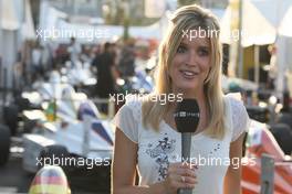 12.09.2008 Monza, Italy,  A TV Presenter - Formula BMW Europe 2008, Rd 15 & 16, Monza, Friday Qualifying