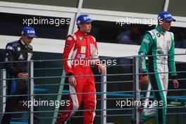 13.09.2008 Monza, Italy,  Winner, 1st, Tiago Geronimi (BRA), Eifelland Racing, 2nd, Carlos Huertas (COL), Double R Racing, 3rd, Marco Wittmann (GER), Josef-Kaufmann-Racing - Formula BMW Europe 2008, Rd 15 & 16, Monza, Saturday Podium