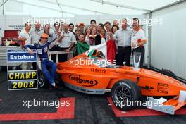 14.09.2008 Monza, Italy,  Celebration Picture / Esteban Gutierrez (MEX), Josef-Kaufmann-Racing - Formula BMW Europe 2008, Rd 15 & 16, Monza, Sunday