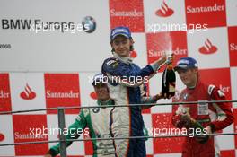 14.09.2008 Monza, Italy,  Winner, 1st, Tiago Geronimi (BRA), Eifelland Racing, 2nd, Marco Wittmann (GER), Josef-Kaufmann-Racing, 3rd, Esteban Gutierrez (MEX), Josef-Kaufmann-Racing - Formula BMW Europe 2008, Rd 15 & 16, Monza, Sunday Podium