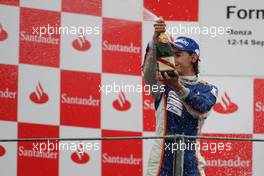 14.09.2008 Monza, Italy,  3rd, Esteban Gutierrez (MEX), Josef-Kaufmann-Racing - Formula BMW Europe 2008, Rd 15 & 16, Monza, Sunday Podium