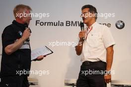 14.09.2008 Monza, Italy,  Formula BMW Europe Prize Giving - Mario Theissen (GER), BMW Sauber F1 Team, BMW Motorsport Director - Formula BMW Europe 2008, Rd 15 & 16, Monza, Sunday Podium