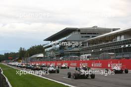 13.09.2008 Monza, Italy,  Start of Race 1 - Formula BMW Europe 2008, Rd 15 & 16, Monza, Saturday Race