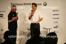 14.09.2008 Monza, Italy,  Formula BMW Europe Prize Giving - Dr. Mario Theissen (GER), BMW Sauber F1 Team, BMW Motorsport Director - Formula BMW Europe 2008, Rd 15 & 16, Monza, Sunday Podium