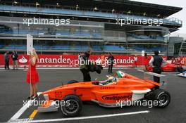 14.09.2008 Monza, Italy,  Esteban Gutierrez (MEX), Josef-Kaufmann-Racing - Formula BMW Europe 2008, Rd 15 & 16, Monza, Sunday Pre-Race Grid