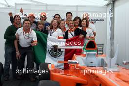 14.09.2008 Monza, Italy,  Celebration Picture / Esteban Gutierrez (MEX), Josef-Kaufmann-Racing - Formula BMW Europe 2008, Rd 15 & 16, Monza, Sunday