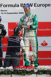 13.09.2008 Monza, Italy,  1st, Winner, Tiago Geronimi (BRA), Eifelland Racing - Formula BMW Europe 2008, Rd 15 & 16, Monza, Saturday Podium