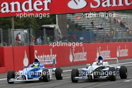 13.09.2008 Monza, Italy,  Carlos Huertas (COL), Double R Racing and Rupert Svendsen-Cook (GBR), Double R Racing - Formula BMW Europe 2008, Rd 15 & 16, Monza, Saturday Race