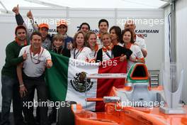 14.09.2008 Monza, Italy,  Celebration Picture / Esteban Gutierrez (MEX), Josef-Kaufmann-Racing - Formula BMW Europe 2008, Rd 15 & 16, Monza, Sunday