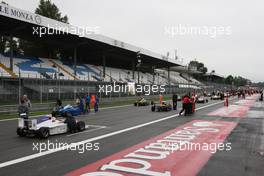 14.09.2008 Monza, Italy,  Cars on the grid - Formula BMW Europe 2008, Rd 15 & 16, Monza, Sunday Pre-Race Grid