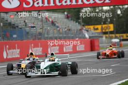 13.09.2008 Monza, Italy,  Tiago Geronimi (BRA), Eifelland Racing leads Daniel Juncadella (ESP), Eurointernational - Formula BMW Europe 2008, Rd 15 & 16, Monza, Saturday Race