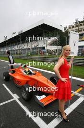 14.09.2008 Monza, Italy,  Esteban Gutierrez (MEX), Josef-Kaufmann-Racing - Formula BMW Europe 2008, Rd 15 & 16, Monza, Sunday Pre-Race Grid