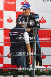 13.09.2008 Monza, Italy,  2nd, Carlos Huertas (COL), Double R Racing - Formula BMW Europe 2008, Rd 15 & 16, Monza, Saturday Podium