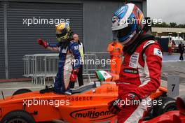 14.09.2008 Monza, Italy,  2nd, Marco Wittmann (GER), Josef-Kaufmann-Racing - Formula BMW Europe 2008, Rd 15 & 16, Monza, Sunday Podium